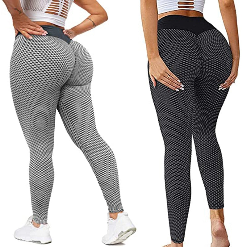 Sport Leggings Woman Leggings For fitness Workout Yoga Pants Push Up Female Polyester Running Sports Pants High Waist